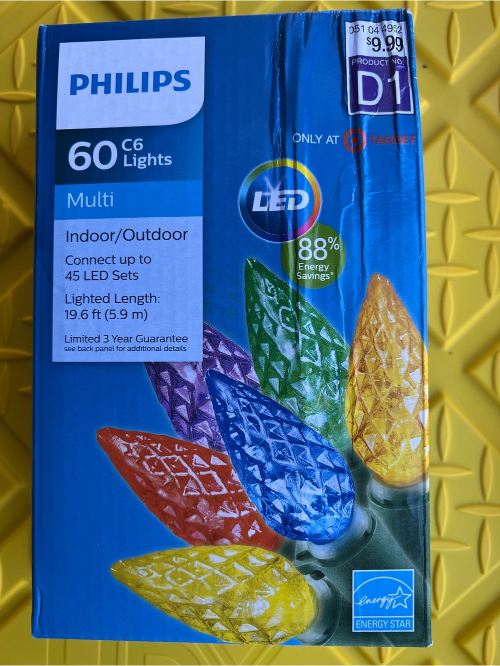 Philips Multi LED C6 String Multicolor Lights (60) - Bundle to save!!